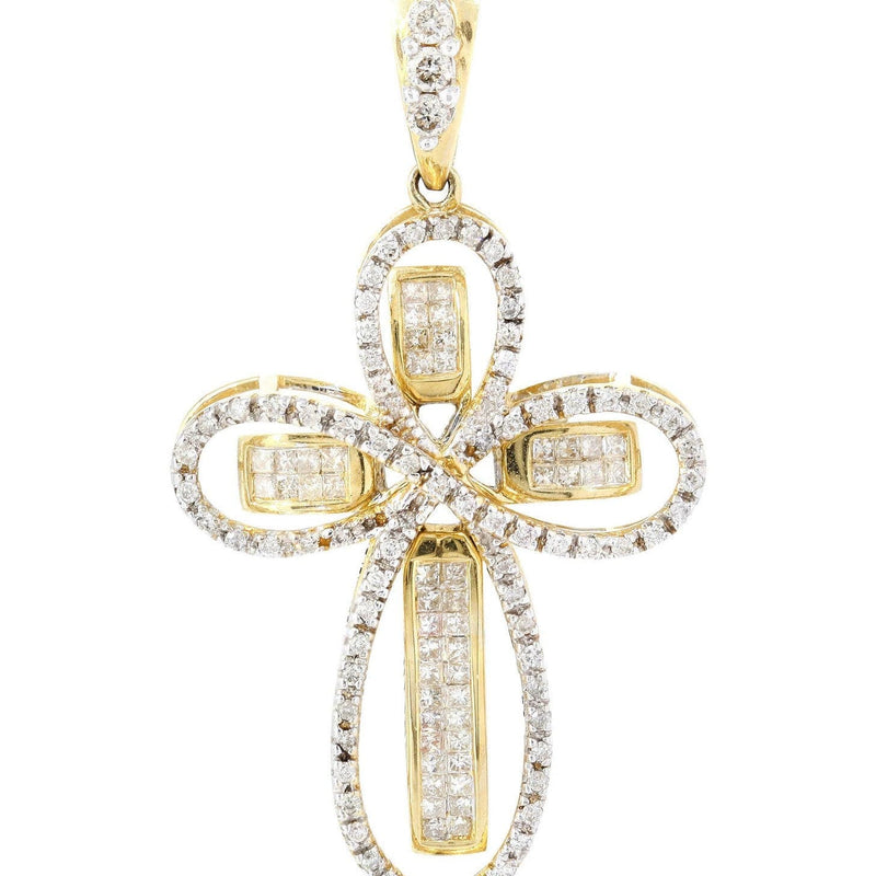 Diamond Cross Pendant | 1.3 Carats | 5.29 Grams