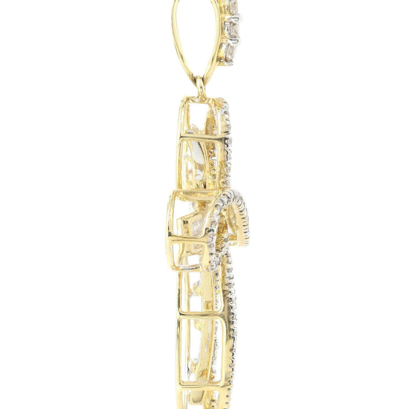 Diamond Cross Pendant | 1.3 Carats | 5.29 Grams
