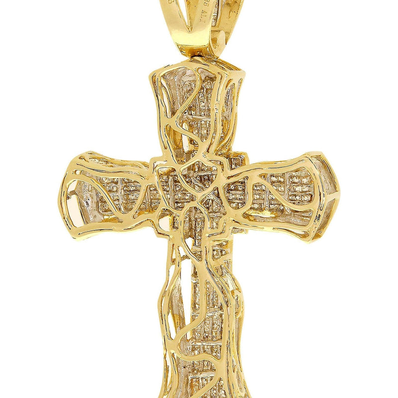 Diamond Cross Pendant| 4.48 Carats| 13.17 Grams