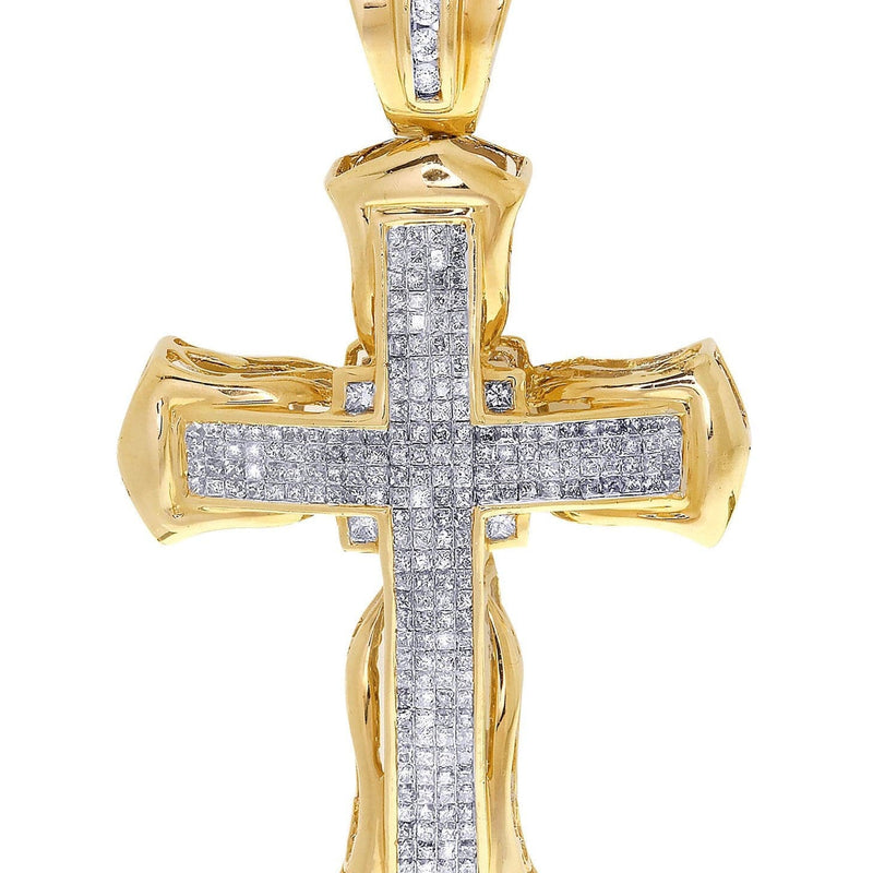 Diamond Cross Pendant| 4.48 Carats| 13.17 Grams