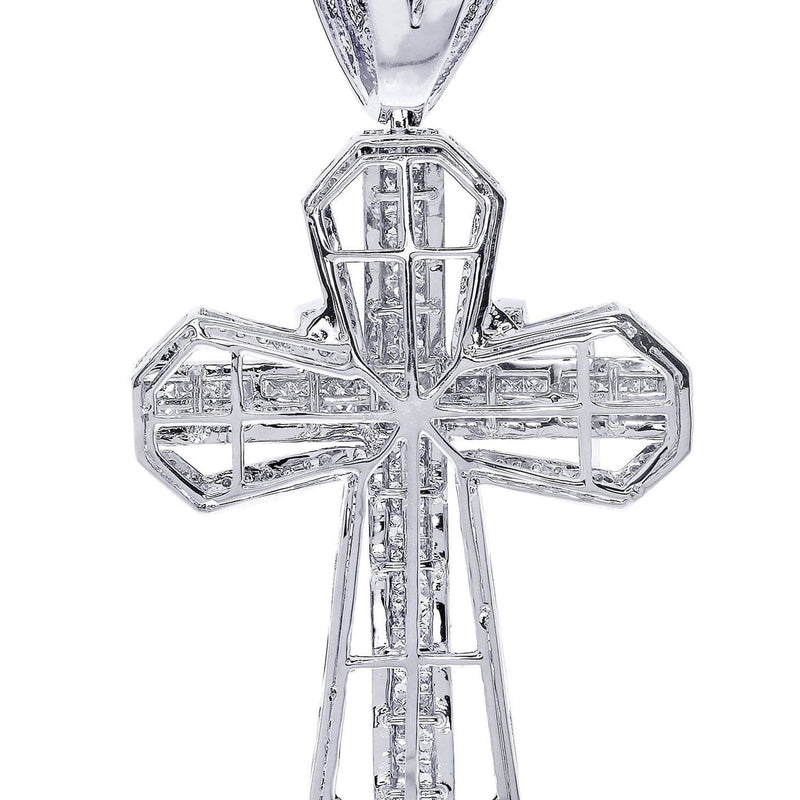 Diamond Cross Pendant| 4 Carats| 21.51 Grams