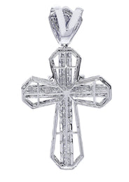 Diamond Cross Pendant| 4 Carats| 21.51 Grams