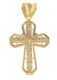 Diamond Cross Pendant| 4.11 Carats| 21.23 Grams