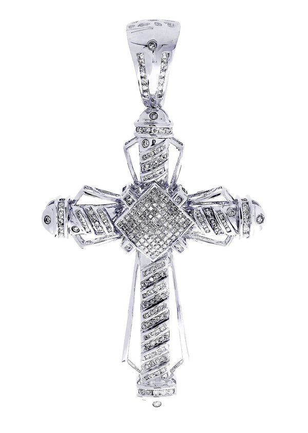 Diamond Cross Pendant| 2.1 Carats| 20.53 Grams