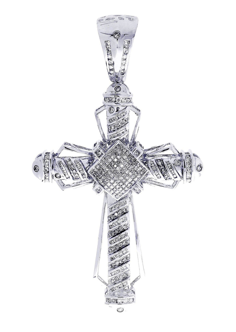 Diamond Cross Pendant| 2.1 Carats| 20.53 Grams