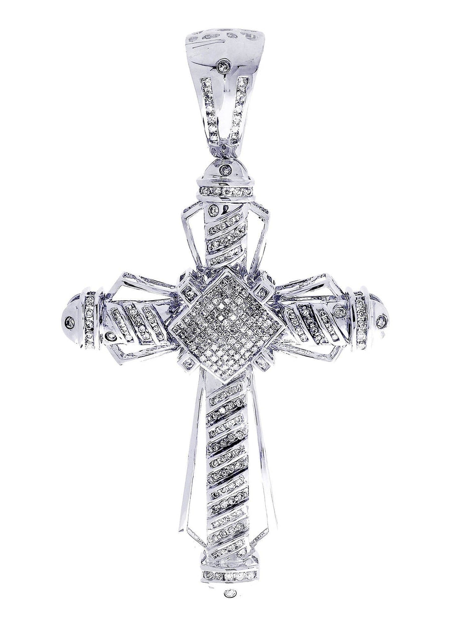 Diamond Cross Pendant| 2.1 Carats| 20.53 Grams