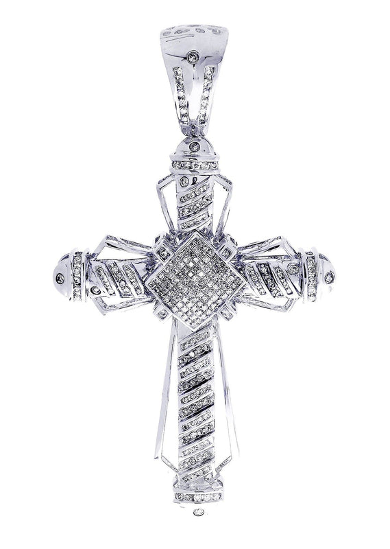 Diamond Cross Pendant| 2.1 Carats| 20.53 Grams