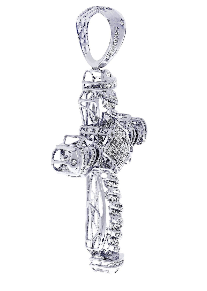 Diamond Cross Pendant| 2.1 Carats| 20.53 Grams
