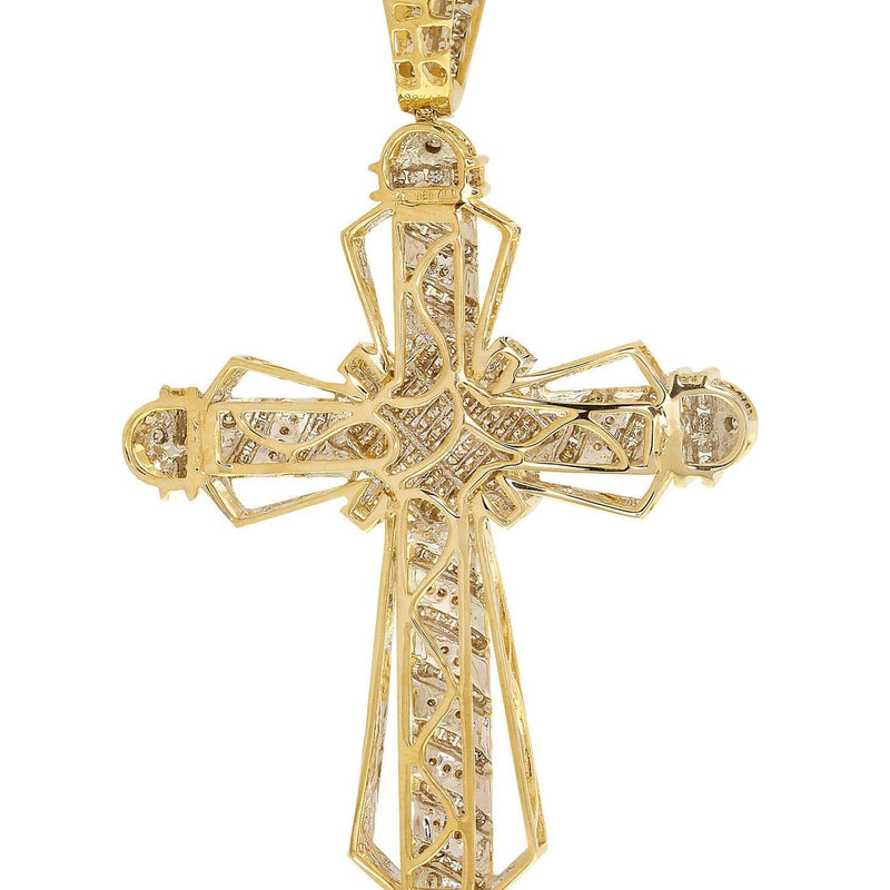 Diamond Cross Pendant| 1.89 Carats| 20.43 Grams