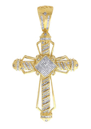 Diamond Cross Pendant| 1.89 Carats| 20.43 Grams