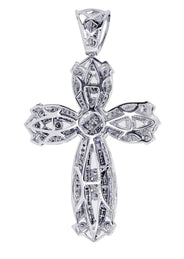 Diamond Cross Pendant| 1.85 Carats| 14.51 Grams