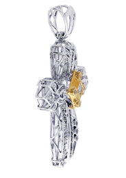 Diamond Cross Pendant| 1.9 Carats| 15.47 Grams