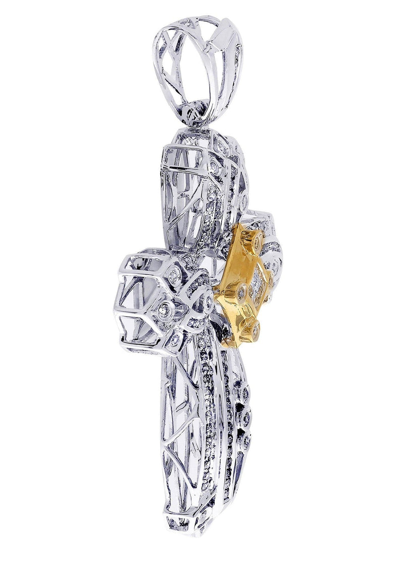 Diamond Cross Pendant| 1.9 Carats| 15.47 Grams