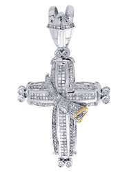 Diamond Cross Pendant| 2.85 Carats| 19.7 Grams