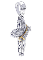Diamond Cross Pendant| 2.85 Carats| 19.7 Grams
