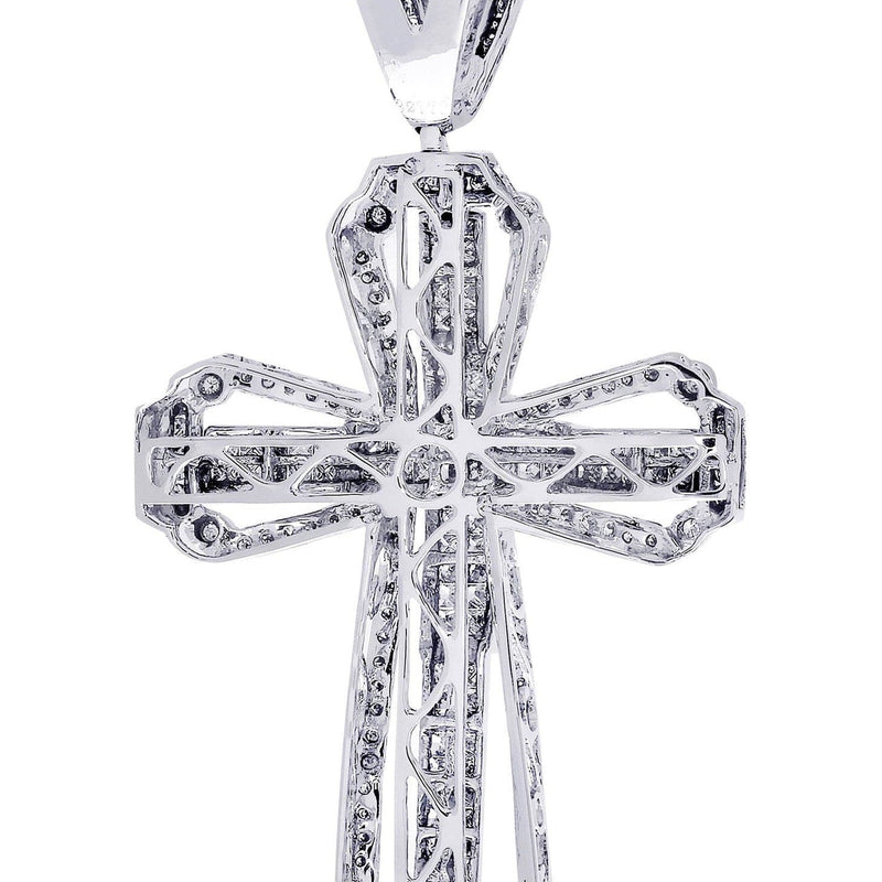 Diamond Cross Pendant| 2.92 Carats| 15.33 Grams