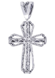 Diamond Cross Pendant| 2.92 Carats| 15.33 Grams