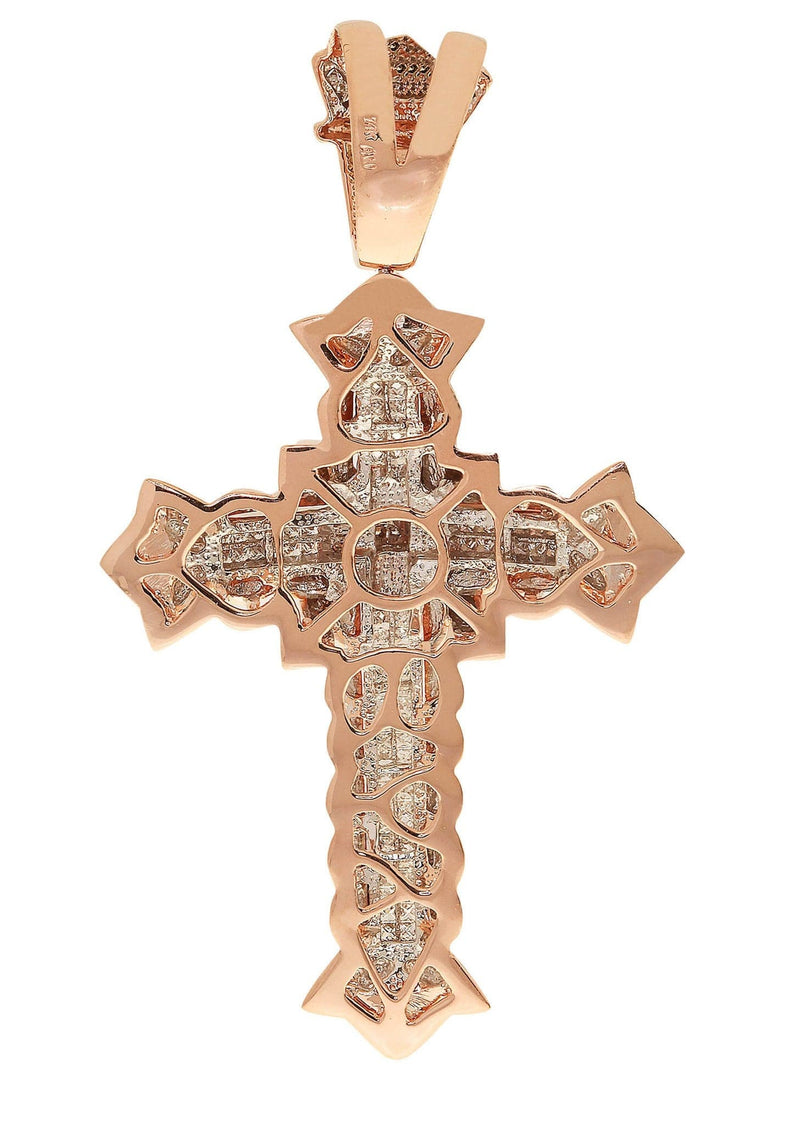 Diamond Cross Pendant| 1.28 Carats| 24.76 Grams