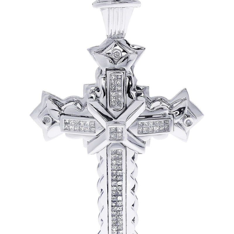 Diamond Cross Pendant| 0.23 Carats| 24.94 Grams