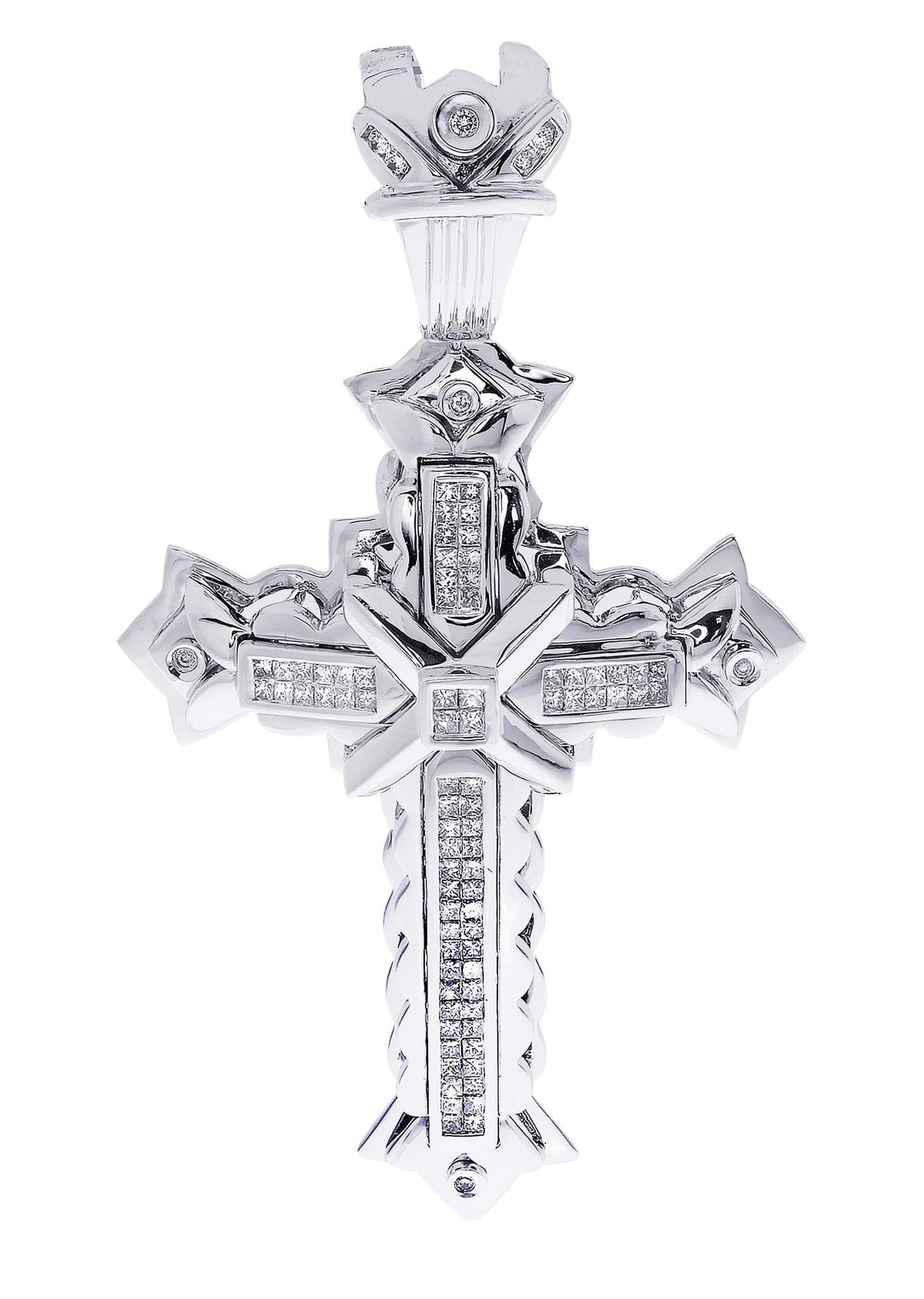 Diamond Cross Pendant| 0.23 Carats| 24.94 Grams