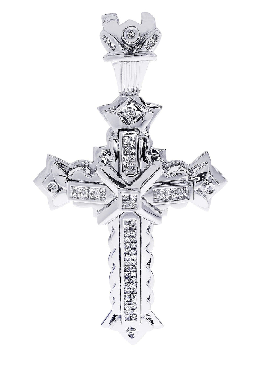Diamond Cross Pendant| 0.23 Carats| 24.94 Grams