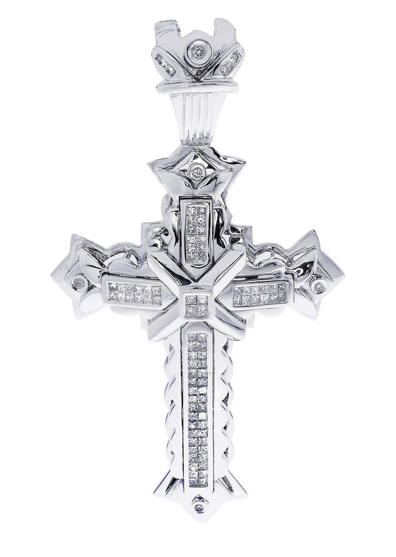 Diamond Cross Pendant| 0.23 Carats| 24.94 Grams
