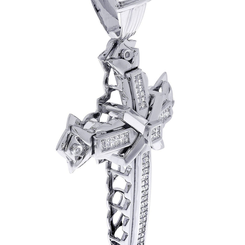 Diamond Cross Pendant| 0.23 Carats| 24.94 Grams
