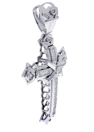 Diamond Cross Pendant| 0.23 Carats| 24.94 Grams
