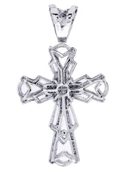 Diamond Cross Pendant| 1.51 Carats| 17.99 Grams