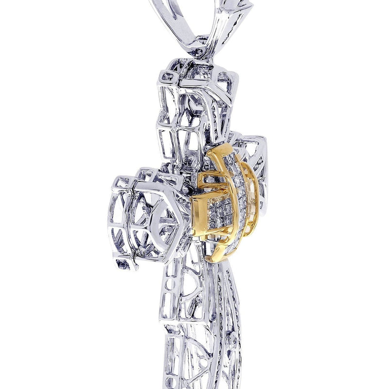 Diamond Cross Pendant| 1.51 Carats| 17.99 Grams