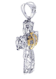 Diamond Cross Pendant| 1.51 Carats| 17.99 Grams