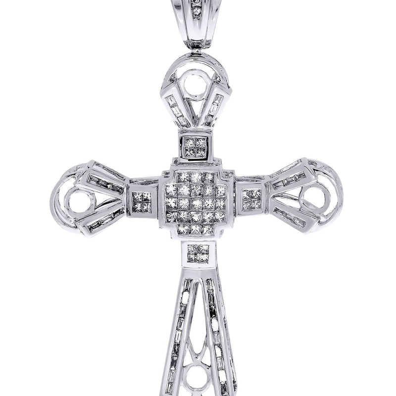 Diamond Cross Pendant| 1.27 Carats| 11.31 Grams
