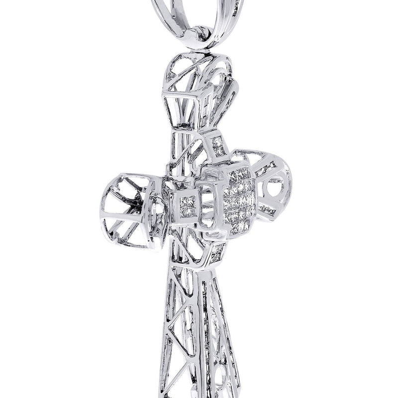 Diamond Cross Pendant| 1.27 Carats| 11.31 Grams