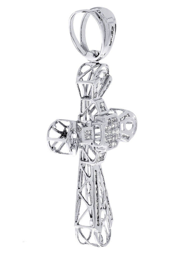 Diamond Cross Pendant| 1.27 Carats| 11.31 Grams