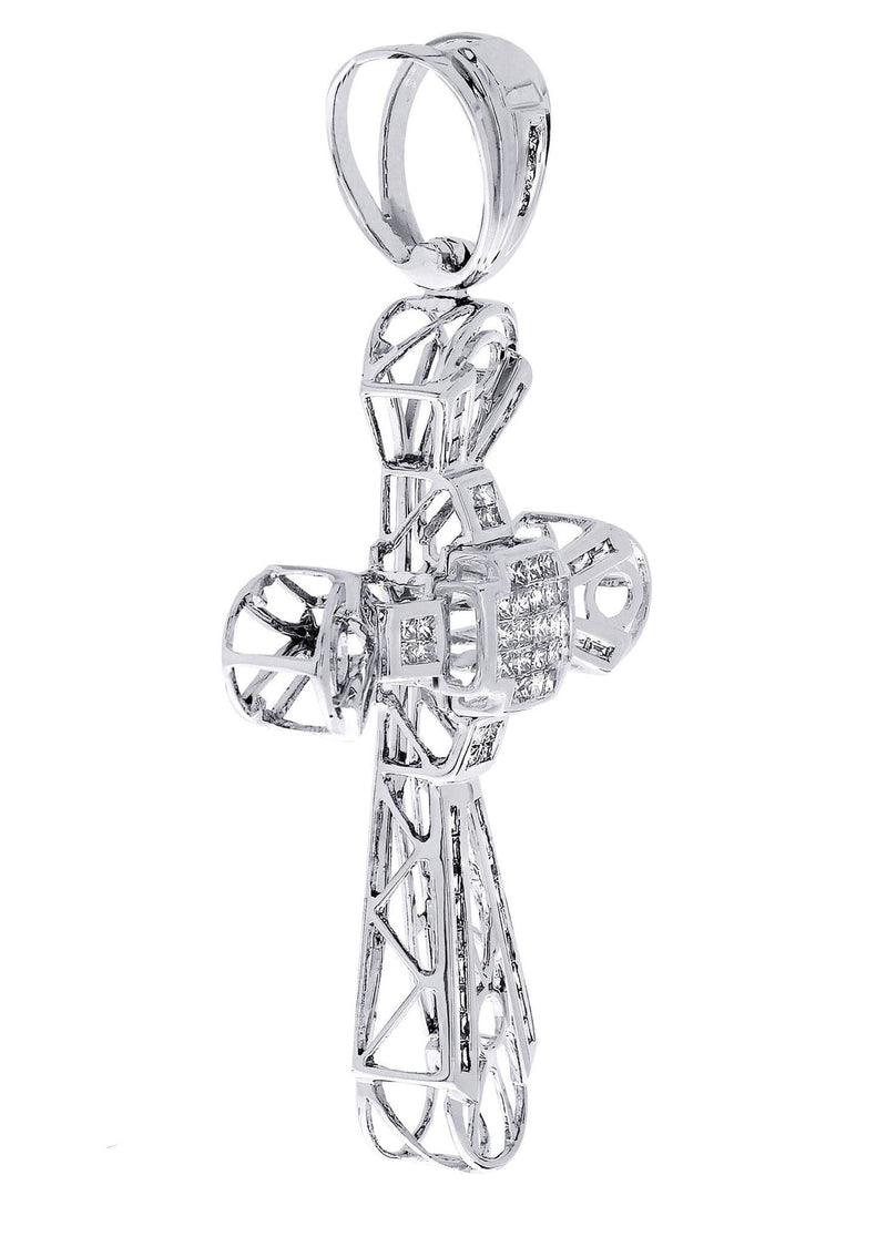 Diamond Cross Pendant| 1.27 Carats| 11.31 Grams
