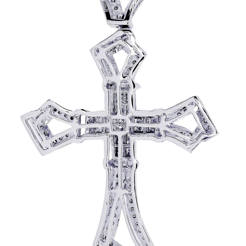 Diamond Cross Pendant| 1.78 Carats| 13.13 Grams