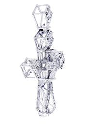Diamond Cross Pendant| 1.78 Carats| 13.13 Grams