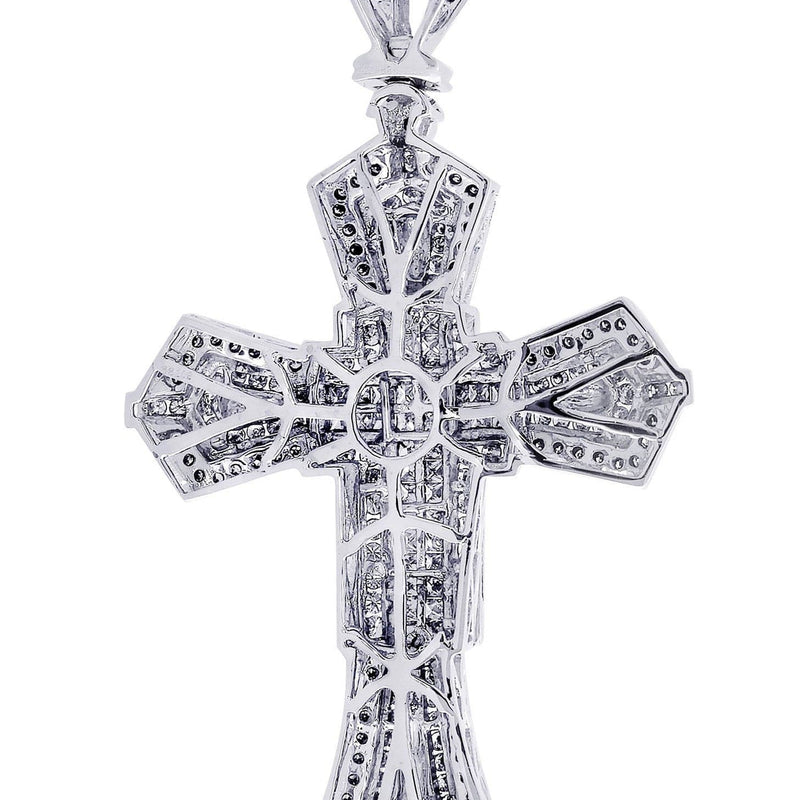 Diamond Cross Pendant| 2.75 Carats| 17.18 Grams