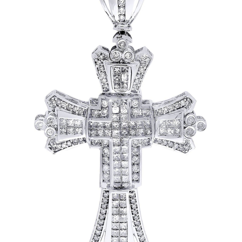 Diamond Cross Pendant| 3.27 Carats| 15.41 Grams