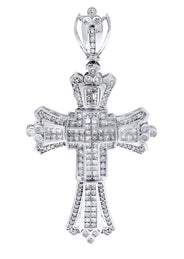 Diamond Cross Pendant| 3.27 Carats| 15.41 Grams