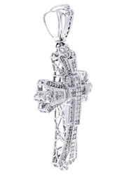 Diamond Cross Pendant| 3.27 Carats| 15.41 Grams