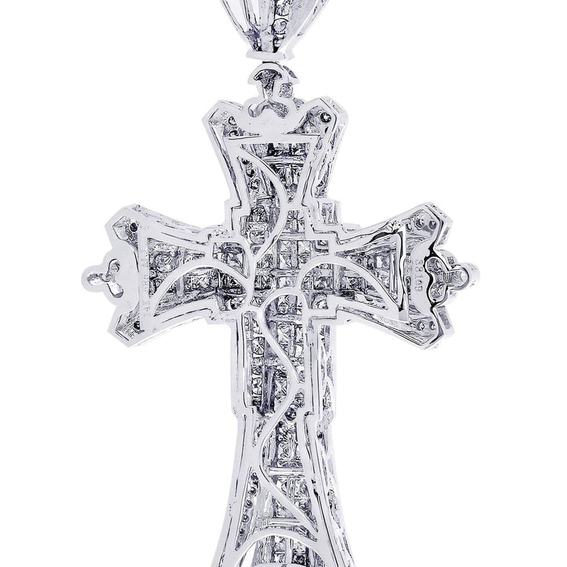 Diamond Cross Pendant| 3.19 Carats| 15.05 Grams