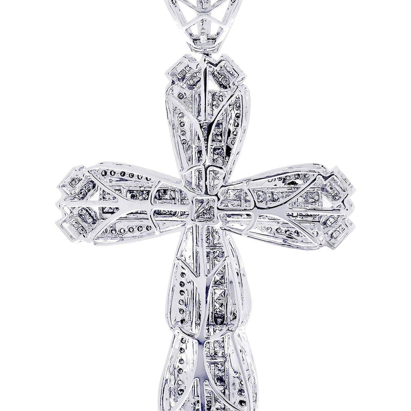 Diamond Cross Pendant| 4.36 Carats| 19.59 Grams