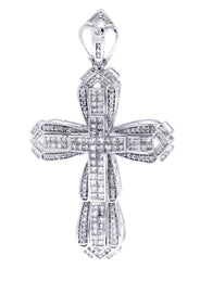 Diamond Cross Pendant| 4.36 Carats| 19.59 Grams