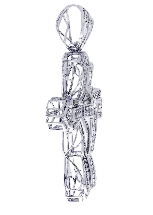 Diamond Cross Pendant| 4.36 Carats| 19.59 Grams
