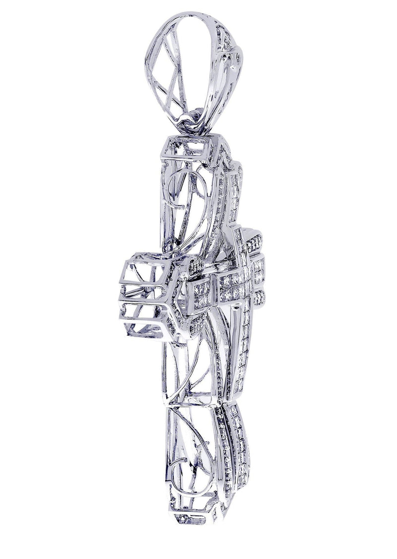 Diamond Cross Pendant| 4.36 Carats| 19.59 Grams