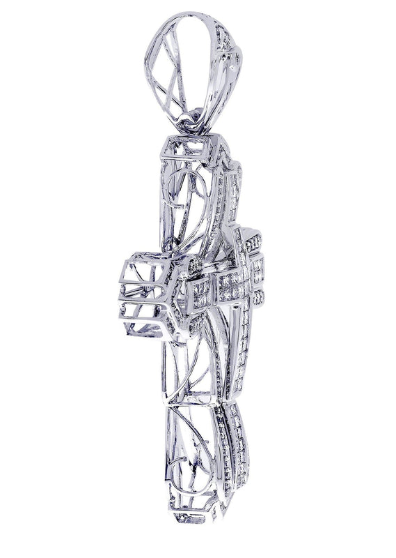 Diamond Cross Pendant| 4.36 Carats| 19.59 Grams