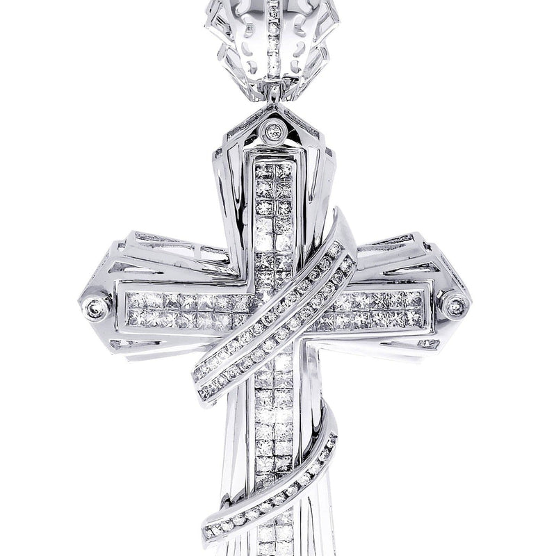 Diamond Cross Pendant| 3.65 Carats| 19.83 Grams