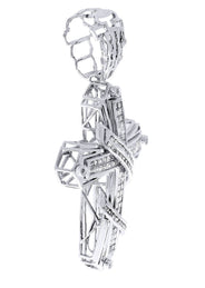Diamond Cross Pendant| 3.65 Carats| 19.83 Grams