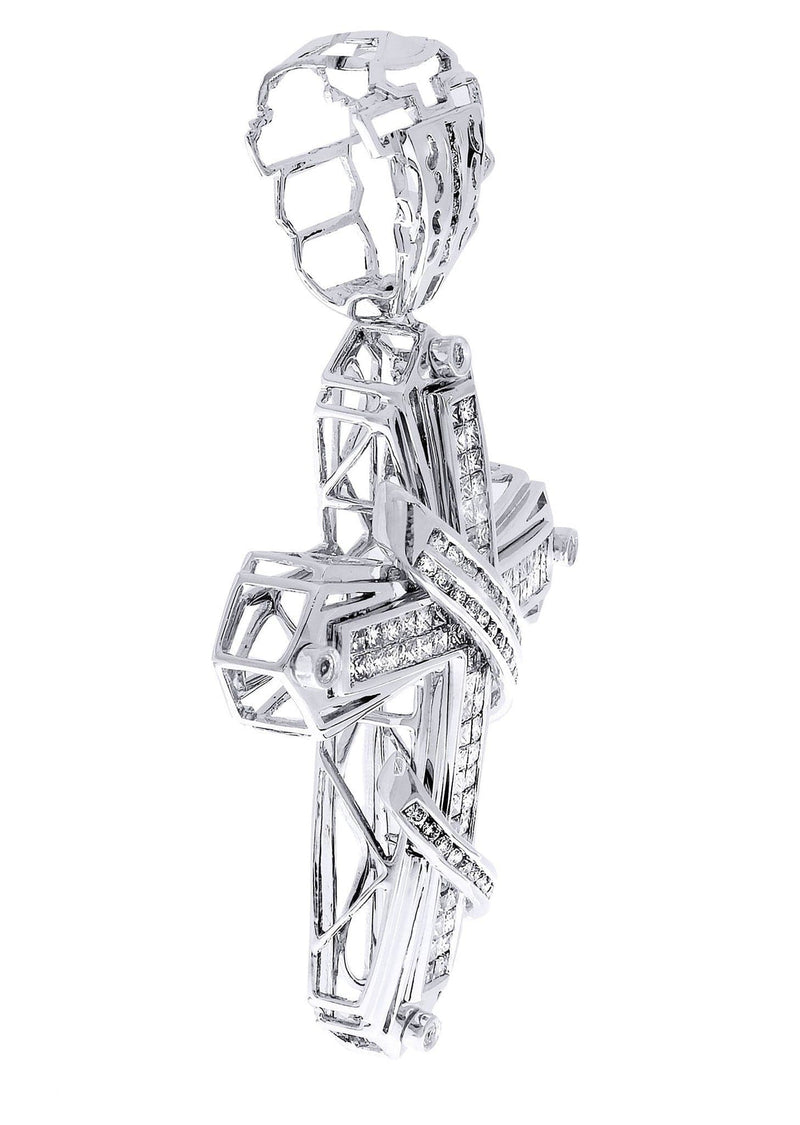 Diamond Cross Pendant| 3.65 Carats| 19.83 Grams